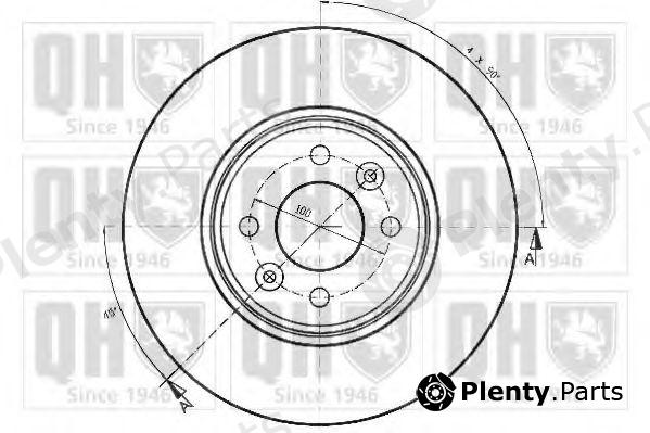  QUINTON HAZELL part BDC5143 Brake Disc