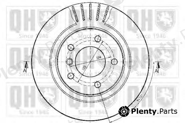 QUINTON HAZELL part BDC5147 Brake Disc