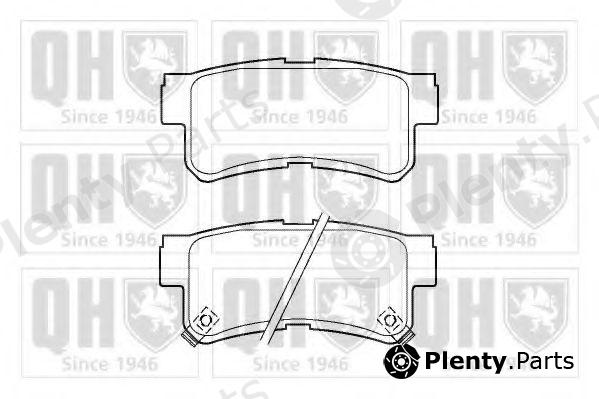  QUINTON HAZELL part BP1387 Brake Pad Set, disc brake