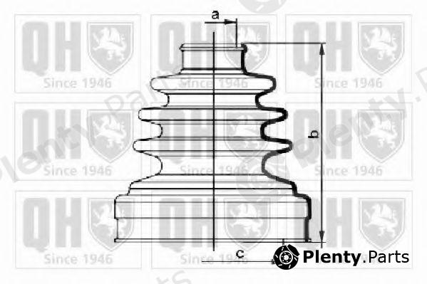  QUINTON HAZELL part QJB1016 Bellow Set, drive shaft