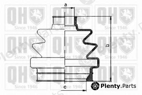  QUINTON HAZELL part QJB1045 Bellow Set, drive shaft