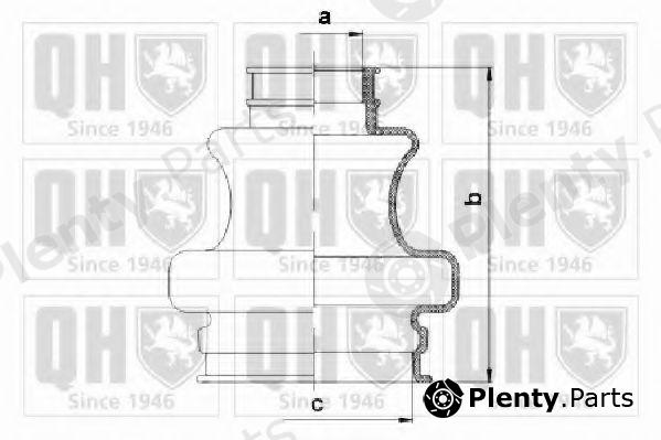  QUINTON HAZELL part QJB1081 Bellow Set, drive shaft
