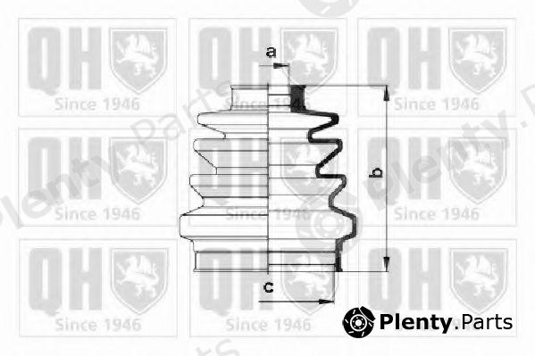  QUINTON HAZELL part QJB405 Bellow Set, drive shaft