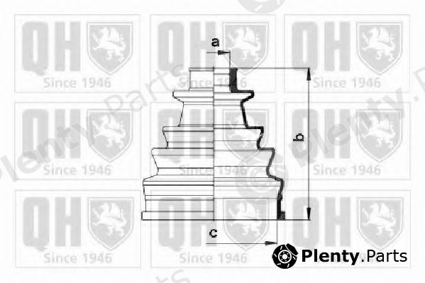  QUINTON HAZELL part QJB450 Bellow Set, drive shaft