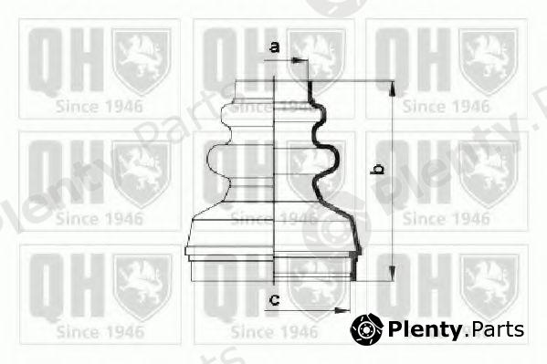  QUINTON HAZELL part QJB779 Bellow Set, drive shaft