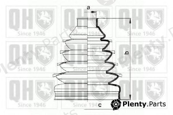  QUINTON HAZELL part QJB807 Bellow Set, drive shaft