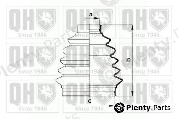  QUINTON HAZELL part QJB905 Bellow Set, drive shaft