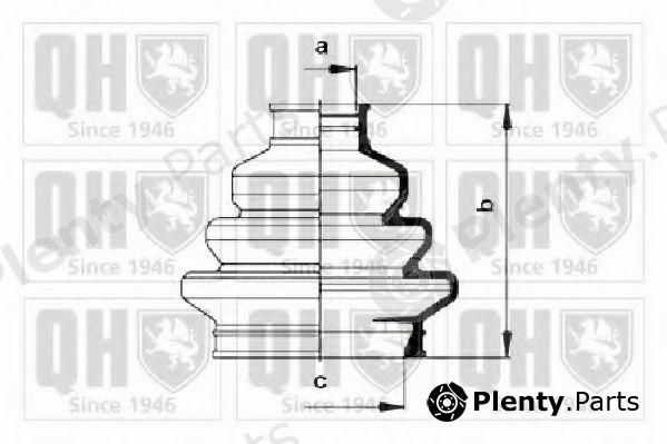  QUINTON HAZELL part QJB945 Bellow Set, drive shaft