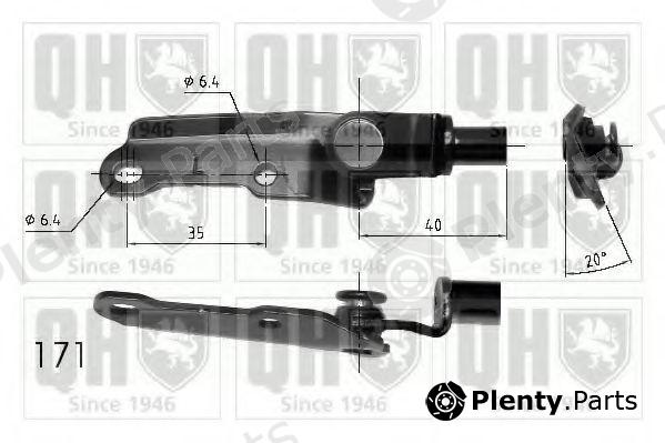  QUINTON HAZELL part 840286 Gas Spring, boot-/cargo area