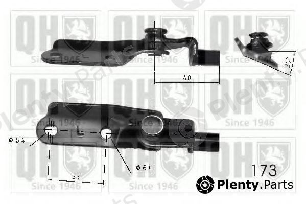  QUINTON HAZELL part 840286 Gas Spring, boot-/cargo area