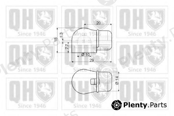  QUINTON HAZELL part QTS128157 Gas Spring, boot-/cargo area