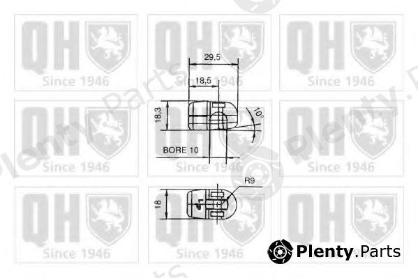  QUINTON HAZELL part QTS128420 Gas Spring, boot-/cargo area