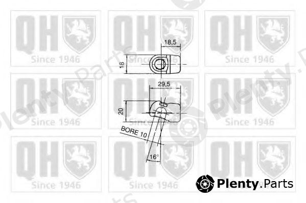  QUINTON HAZELL part QTS128420 Gas Spring, boot-/cargo area