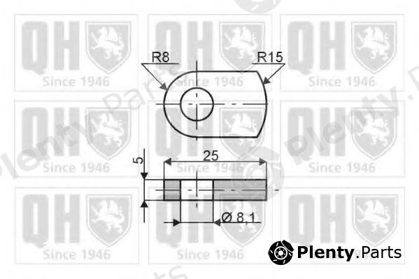  QUINTON HAZELL part QTS128300 Gas Spring, boot-/cargo area