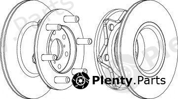  FERODO part DDF089-1 (DDF0891) Brake Disc