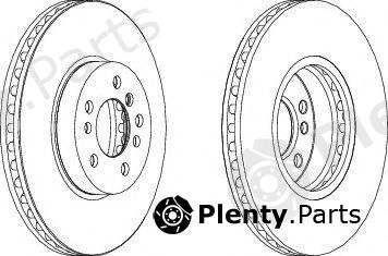  FERODO part DDF1256C-1 (DDF1256C1) Brake Disc