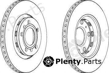  FERODO part DDF1526C-1 (DDF1526C1) Brake Disc