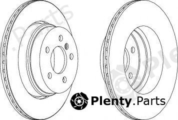  FERODO part DDF1583C-1 (DDF1583C1) Brake Disc