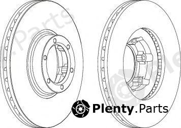  FERODO part DDF160-1 (DDF1601) Brake Disc