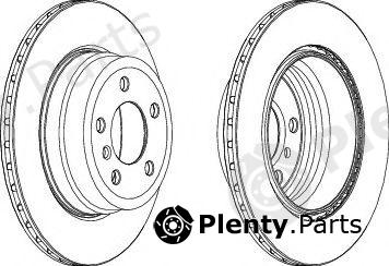  FERODO part DDF1715C-1 (DDF1715C1) Brake Disc
