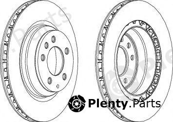  FERODO part DDF1855C-1 (DDF1855C1) Brake Disc