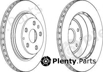  FERODO part DDF1855C-1 (DDF1855C1) Brake Disc