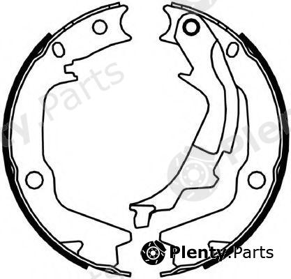  FERODO part FSB4045 Brake Shoe Set, parking brake