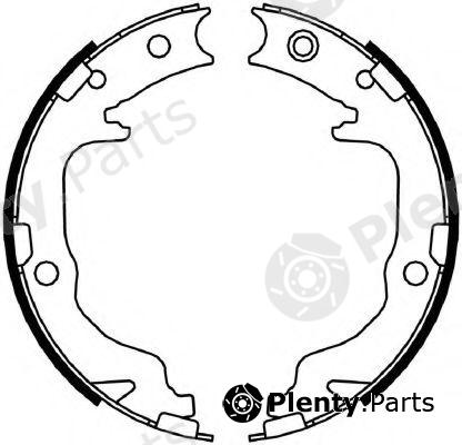  FERODO part FSB4059 Brake Shoe Set, parking brake