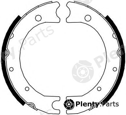 FERODO part FSB4119 Brake Shoe Set, parking brake