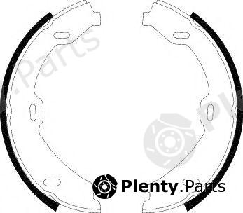  FERODO part FSB647 Brake Shoe Set, parking brake