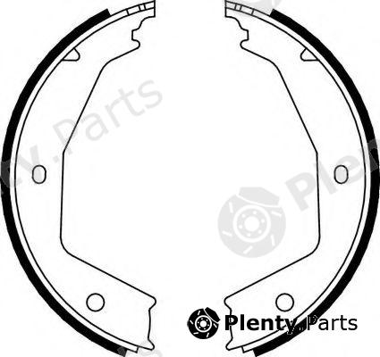  FERODO part FSB666 Brake Shoe Set, parking brake