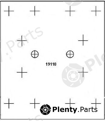  FERODO part K19109.0-F3653 (K191090F3653) Brake Lining Kit, drum brake