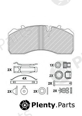  FERODO part FCV1275BFE Brake Pad Set, disc brake