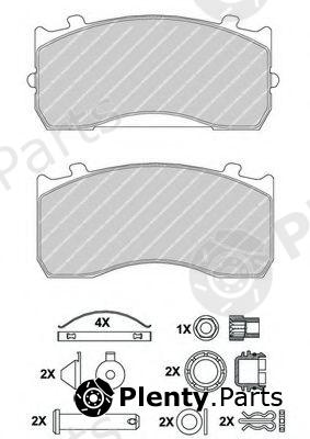  FERODO part FCV1277BFE Brake Pad Set, disc brake