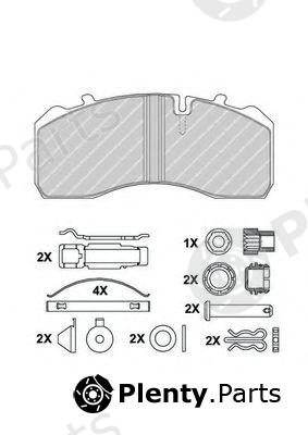  FERODO part FCV1329BFE Brake Pad Set, disc brake