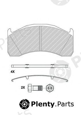  FERODO part FCV1387B Brake Pad Set, disc brake
