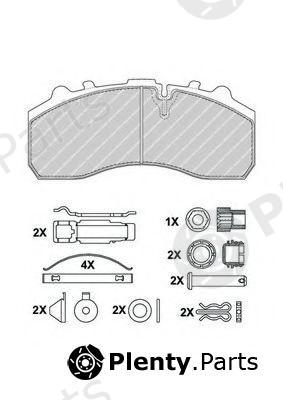  FERODO part FCV1598BFE Brake Pad Set, disc brake
