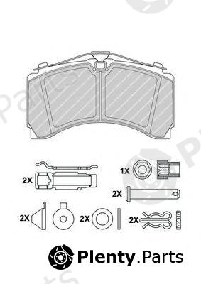  FERODO part FCV4418PTS Brake Pad Set, disc brake