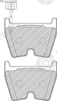 FERODO part FDB4165 Brake Pad Set, disc brake