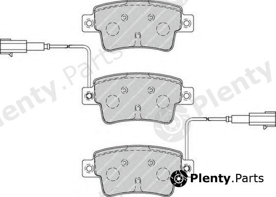  FERODO part FDB4325 Brake Pad Set, disc brake
