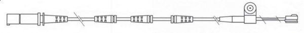  FERODO part FWI335 Warning Contact, brake pad wear