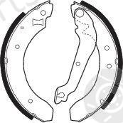  FERODO part FSB176 Brake Shoe Set