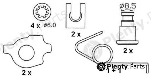  FERODO part FSB232 Brake Shoe Set