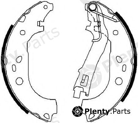  FERODO part FSB4015 Brake Shoe Set