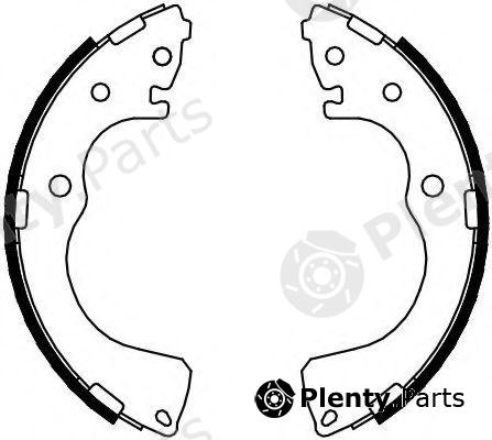  FERODO part FSB610 Brake Shoe Set