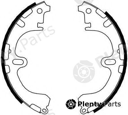  FERODO part FSB631 Brake Shoe Set