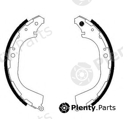  FERODO part FSB683 Brake Shoe Set