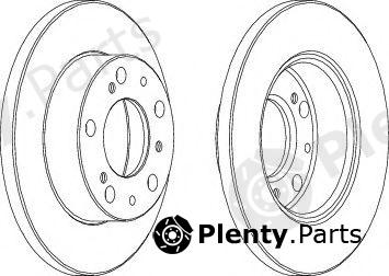  FERODO part DDF063 Brake Disc