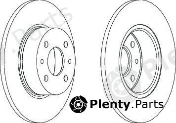  FERODO part DDF066 Brake Disc