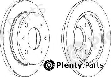  FERODO part DDF1077 Brake Disc